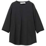 ライトファインハーフスリーブブラウス LIGHT FINE HALF SLEEVE BLOUSE DMF321302 ブラック(K) サイズ2 [フィットネス ヨガ シャツ]
