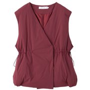 ダウンベスト DOWN VEST DMF321304 ボルドー(BD) サイズ2 [フィットネス ベスト レディース]
