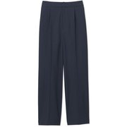 ウォームロングストレートパンツ WARM LONG STRAIGHT PANTS DMF421303 ネイビー(N) サイズ3 [フィットネス パンツ レディース]