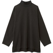 ハイネックロングスリーブティー HIGH NECK L/S TEE DMF521303 ブラック(K) サイズ3 [フィットネス トップス レディース]