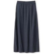 ストレッチロングスカート STRETCH LONG SKIRT DMF40302 ネイビー(N) サイズ2 [フィットネス ヨガ スカート レディース]