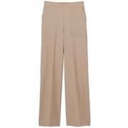 シェルタリングワイドパンツ SHELTERING WIDE PANTS DMF421100 ウォームグレー(WH) サイズ3 [フィットネス ヨガ パンツ レディース]