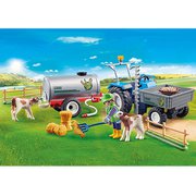70367 [プレイモービル のどかな農場 シリーズ トラクターとウォーター・タンク]