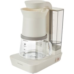コーヒーメーカー Rain Drip Coffee Maker（レインドリップコーヒーメーカー） 4杯用 ガラスサーバー 自動保温機能・オートオフ機能付き ハンドドリップ可能 ホワイト RDC-1（W）