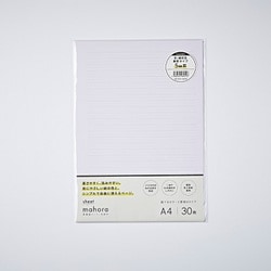 mahora(まほら) A4シート 30枚 ラベンダー 太・細交互横罫  5mm OGN-M211-SA430