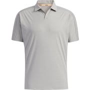 21SS ソリッドS/S スキッパーシャツ GY J/L [ゴルフウェア ソリッド 半袖スキッパーシャツ メンズ Lサイズ ミディアムグレーヘザー]