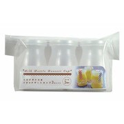 ミルクボトル型フタ付デザートカップ 3セット入 50444