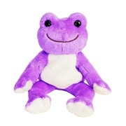 107220-17 かえるのピクルス ビーンドール ぬいぐるみ にじいろピクルス すみれ [キャラクターグッズ]