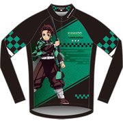KM3455-BL-2-XS [鬼滅の刃プリントジャージ 竈門炭治郎 XS]
