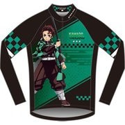 KM3455-BL-2-3L [鬼滅の刃プリントジャージ 竈門炭治郎 3L]