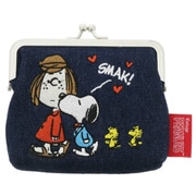 S2314266 [限定 ミニがま口 デニム縫製品4 スヌーピー キス]