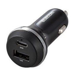 シガーチャージャー USB Power Delivery20W＋Aメス 12W MPA-CCPD08BK