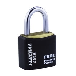 F20E-BK-KA201-P [南京錠20mm（同一KEY）ブラック]
