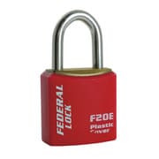 F20E-R-KA203-P [南京錠20mm（同一KEY）レッド]