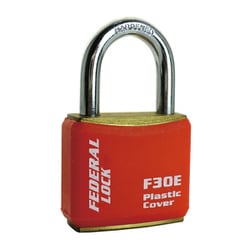 F30E-R-KA303-P [南京錠30mm（同一KEY）レッド]