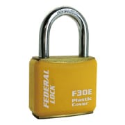 F30E-Y-KA304-P [南京錠30mm（同一KEY）イエロー]