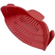 ワンタッチシリコン水切り FELIO レッド F20533