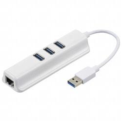GigaLANアダプターUSB3.2Gen1ハブ3ポート PC-SH3PL09-W