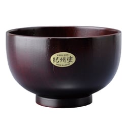 木製 紀州塗 どんぶり 500ml KN-3