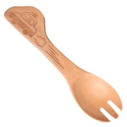 フォーク 12cm 木 キッズフォーク くるま KK-15