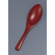 レンゲ 木製 漆塗 朱 R-4