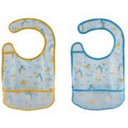 おでかけランチくん お食事スタイ 2枚入 ブルー