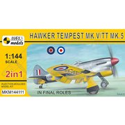 MKM144111 1/144 エアクラフトシリーズ ホーカー テンペスト Mk.V / TT.5 最後の任務 2イン1 [組立式プラスチックモデル]
