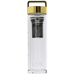 00420KIT-001GD1 [Tii Bottle 茶こし付き二重ガラス構造ボトル ゴールド]