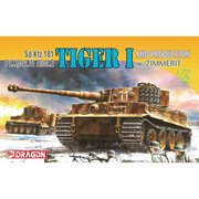 DR7251 1/72 WW.II ドイツ軍ティーガーI 中期生産型 ツィメリットコーティング付 [組立式プラスチックモデル]