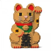ST28JPY01-M02 縁起物シリーズ 01S-M02 招き猫 茶 [ブロック玩具]