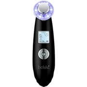 美顔器 belulu Classy Black(美ルル クラッシィ ブラック) For Men 超音波/イオン導入/イオン導出/振動マッサージ/LEDライト 充電式 KRD1007N-BK