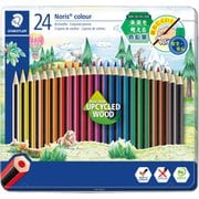 Noris（ノリス）カラー色鉛筆 メタルケース入り 24色セット 185 M24PB