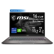 タッチ機能対応WQXGA液晶パネル搭載 超薄型クリエイターノートPC 16インチ/インテル Core i9-11900H/NVIDIA GeForce RTX 3060 Laptop GPU/メモリ 32GB/SSD 1TB/Windows 10 Pro CREATORZ16A11UET-010JP