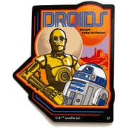 SW1011 キャラクターステッカー STAR WARS R2-D2 ＆ C-3PO [キャラクターグッズ]