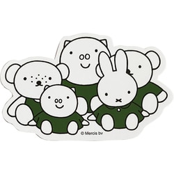 MF1025 キャラクターステッカー ミッフィー おすわり [キャラクターグッズ]