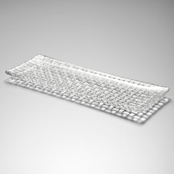 <ボサノバ> レクタングラー プレート 42cm（1枚入） 【国内正規品】 81412