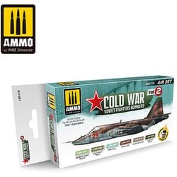 AMO-7239 冷戦時のソ連戦闘爆撃機 カラーセット Vol.2 [プラモデル用塗料]