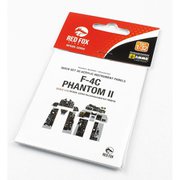 RFSQS-32002 1/32 ディティールアップパーツ F-4C ファントム II用 3Dアクリルインパネ （タミヤ用） [プラモデル用パーツ]