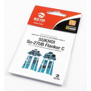 RFSQS-32057 1/32 ディティールアップパーツ Su-27 フランカーC （UB）用 3Dアクリルインパネ （トランペッター用） [プラモデル用パーツ]