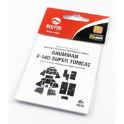 RFSQS-32058 1/32 ディティールアップパーツ F-14D スーパートムキャット用 3Dアクリルインパネ （トランペッター用） [プラモデル用パーツ]