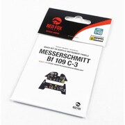 RFSQS-48006 1/48 ディティールアップパーツ Bf109C-3用 3Dアクリルインパネ （モデルズビット用） [プラモデル用パーツ]