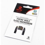 RFSQS-48007 1/48 ディティールアップパーツ Ta183 フッケバイン用 3Dアクリルインパネ （アカデミー用） [プラモデル用パーツ]