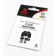 RFSQS-48043 1/48 ディティールアップパーツ P-51D-5 マスタング用 3Dアクリルインパネ （エデュアルド用） [プラモデル用パーツ]