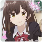 ひげを剃る。そして女子高生を拾う。 ラバーマットコースター 萩原沙優 [キャラクターグッズ]