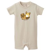 キャラクターグッズ タヌキとキツネ ロンパース ナチュラル タヌキとキツネ1