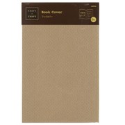 クラフトブックカバー新書用 2枚入 フラワー KC3538