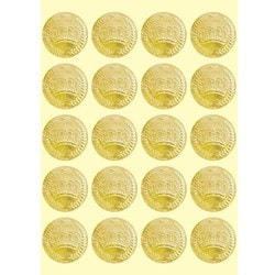 パリオシール 王冠浮き出しシール 2.5cm PS1432