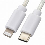 USB Type-C to Lightningケーブル 充電/転送 MFi認証 PD(パワーデリバリー)対応 1m ホワイト SIP-L10CL