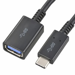 USB TypeAメス/USB3.1 Gen1 TypeC 変換ケーブル 0.15m SMT-L015CAJ-K