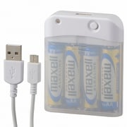 電池式スマートフォン充電器 ホワイト MAV-LR03-W